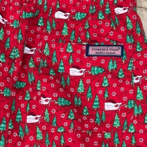 Vineyard Vines Santa Whales Pajama Pants Kids XL (18) - Picture 5 of 5